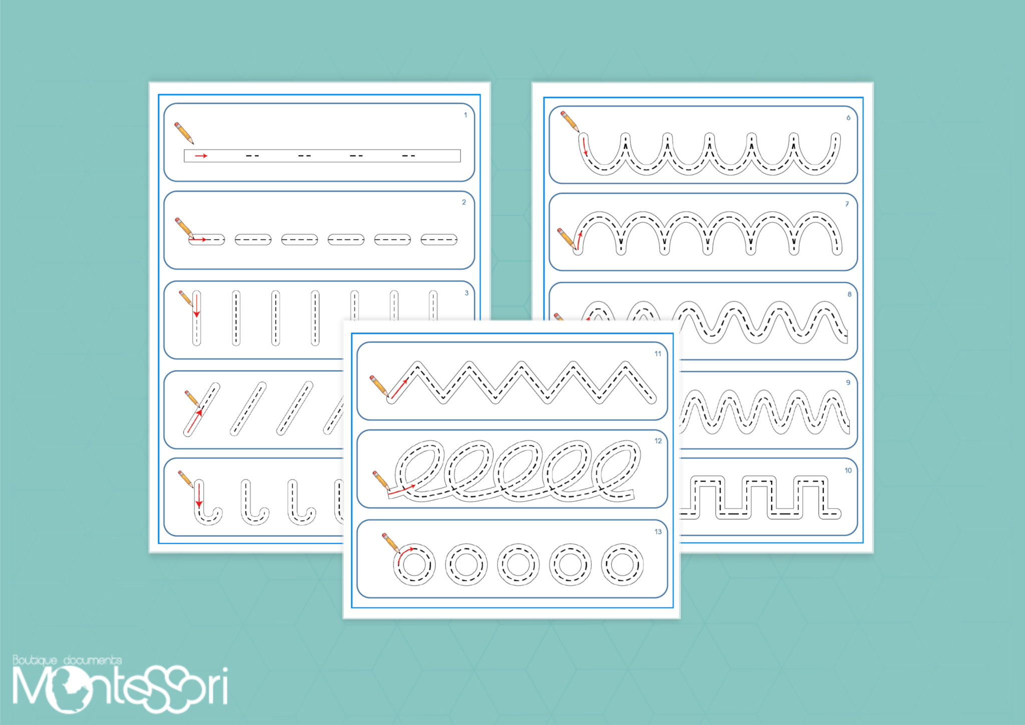 Fiches de graphisme - BOUTIQUE DOCUMENTS MONTESSORI